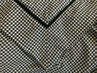 Vintage Ralph Lauren Made In France Queen Duvet Cover Black & White Houndstooth