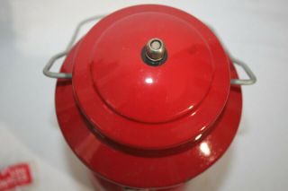Vintage RED Coleman 200A Gas Camp Lantern w/ Box,  9 /65, 5