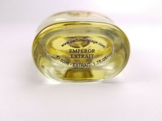 Parfums Vintage Emperor Extrait 1.  7oz.  99 Full Aventus Clone Fragrance NO BOX 4