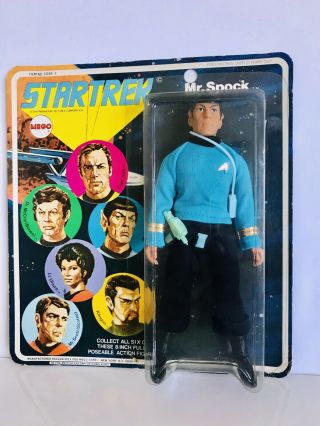 Vintage 1974 Mego Star Trek Mr.  Spock 8” Figure