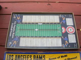 RARE 1940 ' s LOS ANGELES RAMS Football Card Board Game Zondine Co Hollywood 1948 3