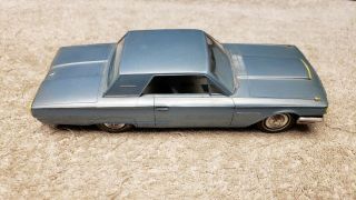 Vintage Amt 1964 Ford Thunderbird Dealer Promo In Silver Mink Blue