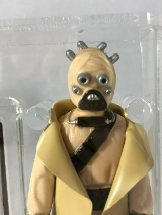 Sand People Hollow Cheeks Kenner Vintage Star Wars Loose AFA 85 NM,  1977 HK 4