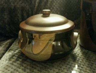 c1970s Robert Maxwell Pottery Craft Container and Tureen Set Calif.  Vintage 8