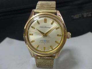 Vintage 1962 - 64 Seiko Mechanical Watch [seiko Fairway] 21j Water 30 Proof
