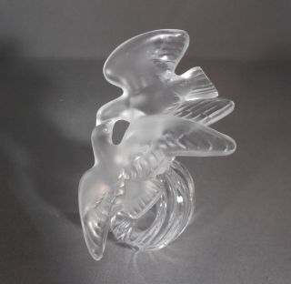 Vintage Nina Ricci Perfume Bottle Made By Lalique France Marked On Bottom.