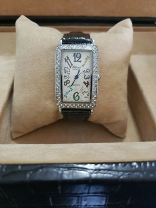 Chopard Geneve Ladies Watch Cool Different Colored Numbers On Dial Vintage