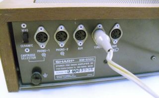 Vintage Sharp SM - 510H Stereo Amplifier [Hi Fi Separate] (WH_7321) 4