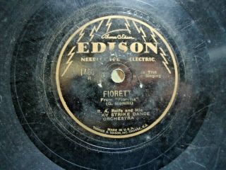 2 vintage Edison Needle Type Electric 78 rpm 10 