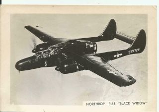 Ww2 Airplane Photo Northrop P 61 Black Widow