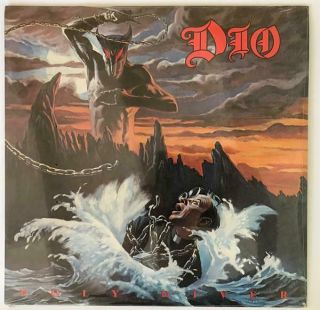 Dio Holy Diver Lp Vintage 80s Vinyl Still Black Sabbath
