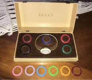 Gucci Vintage Women’s Bangle Watch With Bezels,  Early Model Side - Clasp