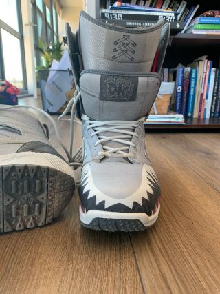 Nike Zoom - DK - QS - Danny Kass boot WARHAWK Snowboard Boots Size 12 Rare 2