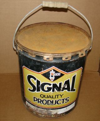 Vintage Signal Oil Co.  5 Gallon Can 2