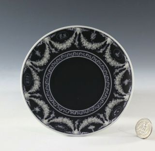 Extremely Rare Early 19th Century Wedgwood (only) Black Jasper Dip Saucer.