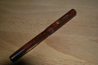 Vintage Whal Pen,  Red Rippled Rubber Rhr