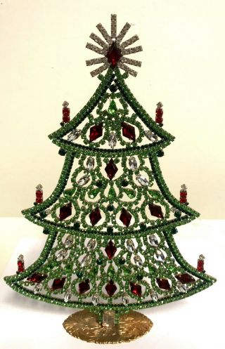 Rhinestone Christmas - Tree - Stand Up Size Xxl Husar.  D - C - 308