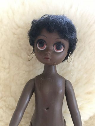 Vintage Susie Sad Eyes Soul Sister African American Doll Keane