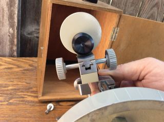 Vintage Bulova Microloupe / Microscope Model 9020,  in Case. 6