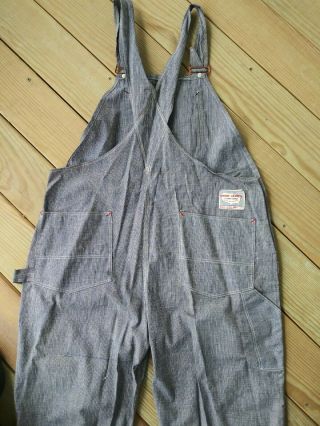 VTG JC Penney Overalls Union Made USA 40 x 32 7