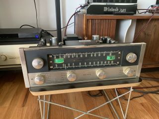 Vintage McIntosh MR - 66 Tube Tuner With Cabinet 12