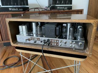 Vintage McIntosh MR - 66 Tube Tuner With Cabinet 3