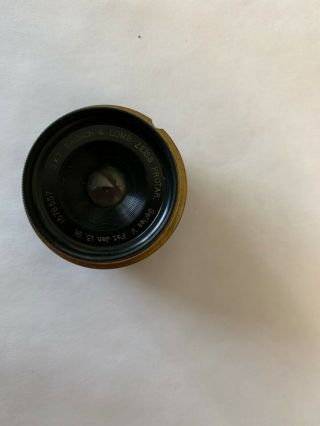 Vintage Camera Lens Zeiss Protar Bausch Lomb Series V 5 x 7 3