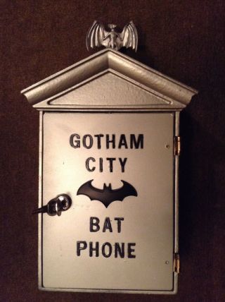 Batman Call Box Telephone Vintage Gotham City Police Bat Phone Old Gamewell