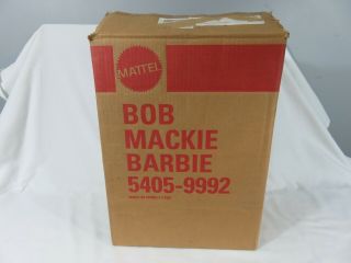 1990 Mattel Bob Mackie Gold Barbie in the package paperwork 2