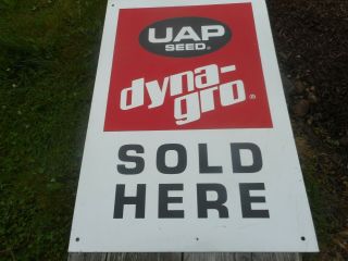 Vintage Uap Dyna - Grow Hybrid Seed Corn Farm Barn Metal Advertising Sign