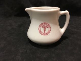 Vintage Us United States Army Medical Department Coffee Creamer Royal China