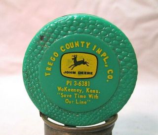 Vintage John Deere Pocket Tape Measure Trego County Implement Wakeeney Kansas