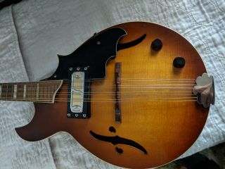 Vintage Harmony Batwing H35 Electric Mandolin - Made in the USA 2