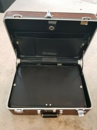 Vintage Platt Cases For Business & Industry Leather Tool Case RARE 1980s 5