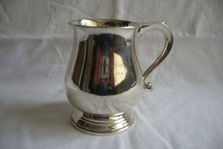 Silver Tankard / Cup Inscribed On 5 - 8 - 64 Edward Nicholas Walker.