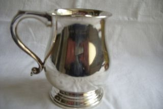 Silver Tankard / Cup Inscribed On 5 - 8 - 64 Edward Nicholas Walker. 4