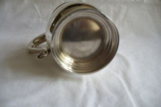 Silver Tankard / Cup Inscribed On 5 - 8 - 64 Edward Nicholas Walker. 7