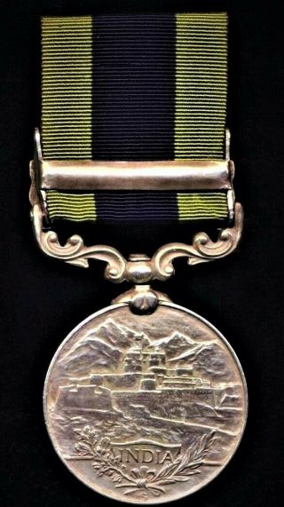 British Medal Third Afghan War 1919 Extremely RARE to INTELLIGENCE CORPS N.  W.  F.  P 4