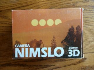 Vintage Nimslo 3D 35mm Film Camera - Stereo - Box w/Instructions HTF 2