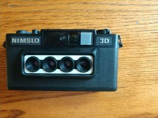 Vintage Nimslo 3D 35mm Film Camera - Stereo - Box w/Instructions HTF 4