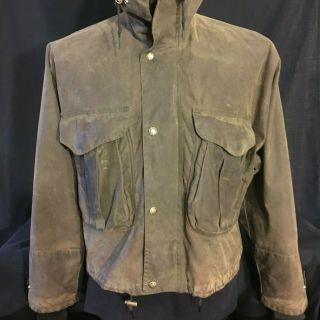 Vintage Filson Tin Cloth Hooded Jacket - M