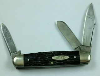Vintage Case Xx Cattle Knife - 3 Blades - Long Pull - No Cracks