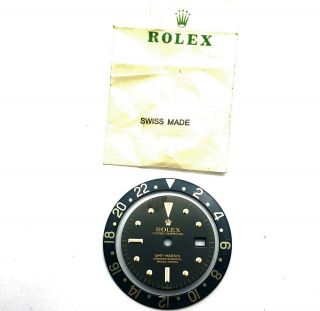 ROLEX GMT MASTER REF.  1675 VINTAGE WATCH FADED DIAL AND BEZEL INSERT BLACK 3