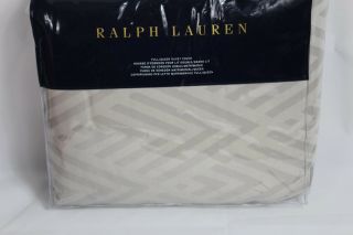 Ralph Lauren Clayton Penthouse Gray Duvet Cover FULL/QUEEN Vintage Silver $430 2