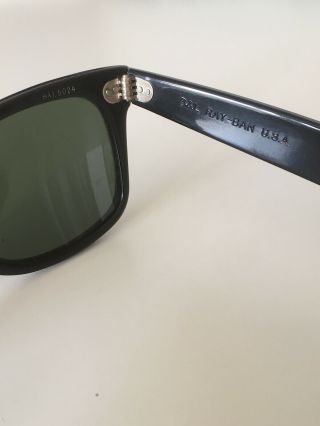 Vintage Ray Ban Bausch And Lomb Sunglasses Wayfarer B & L 5024 4