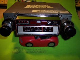 Vintage Audiovox/le Baron Am/fm 8 Track Car Stereo Serviced Or Money Back