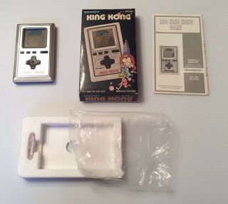 KING KONG,  Tandy Vintage Electronic LCD Handheld Game,  1984,  Rare and CIB 2