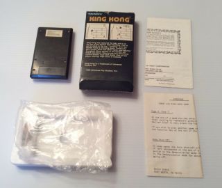 KING KONG,  Tandy Vintage Electronic LCD Handheld Game,  1984,  Rare and CIB 3