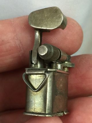 2 Miniature Vintage Sterling Silver Lift Arm Pocket Lighters 6