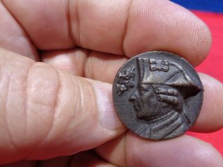 Antique German Medal Pin Frederick the Great 1786 - 1936 BX - H 2